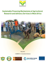 CORAF-Sustainable Financing Mechanisms of Agricultural Research and Advisory Services in West Africa 