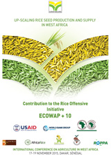 CORAF-up-scaling Rice seed production and supply in West Africa 