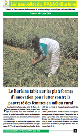 WAAPP BURKINA FASO NEWSLETTER JUNE 16